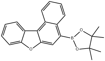 Benzo[b]naphtho[1,2-d]furan, 5-(4,4,5,5-tetramethyl-1,3,2-dioxaborolan-2-yl)- Structure