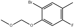 1-Bromo-4-fluoro-2-(methoxymethoxy)-5-methylbenzene Structure