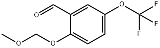 2-(Methoxymethoxy)-5-(trifluoromethoxy)benzaldehyde Structure