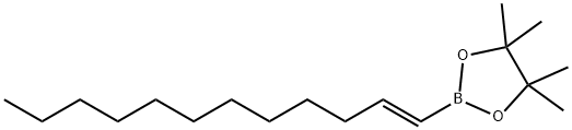 1,3,2-Dioxaborolane, 2-(1E)-1-dodecen-1-yl-4,4,5,5-tetramethyl- Structure