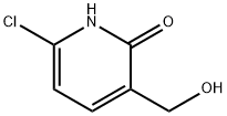 2(1H)-Pyridinone, 6-chloro-3-(hydroxymethyl)- Structure