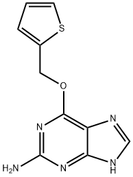 6-(Thiophen-2-ylmethoxy)-1H-purin-2-amine Structure