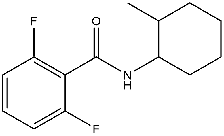 2,6-Difluoro-N-(2-methylcyclohexyl)benzamide Structure