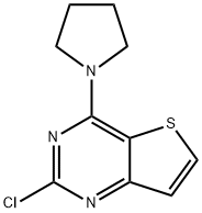 2-Chloro-4-(pyrrolidin-1-yl)thieno[3,2-d]pyrimidine Structure