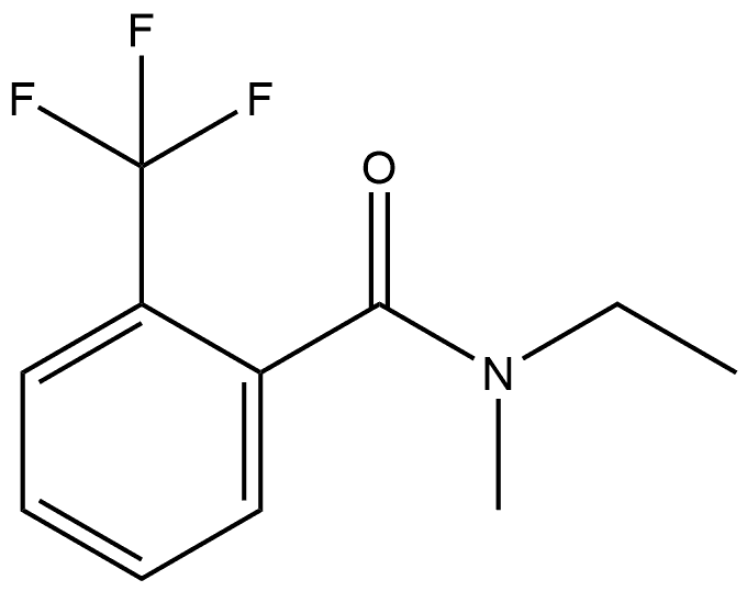 N-Ethyl-N-methyl-2-(trifluoromethyl)benzamide Structure