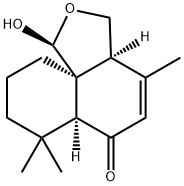 1H-Naphtho[1,8a-c]furan-6(6aH)-one, 3,3a,7,8,9,10-hexahydro-1-hydroxy-4,7,7-trimethyl-, (1S,3aS,6aS,10aS)- Structure