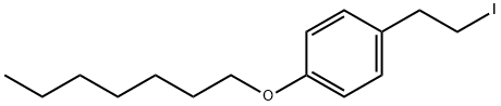 1-heptoxy-4-(2-iodoethyl)benzene Structure