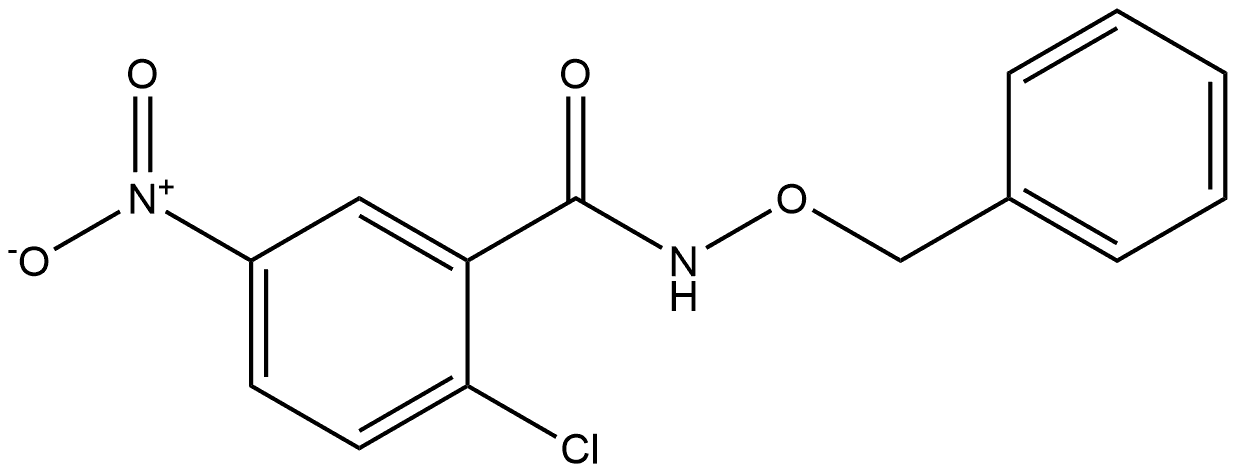 N-(benzyloxy)-2-chloro-5-nitrobenzamide Structure