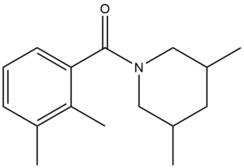 (2,3-Dimethylphenyl)(3,5-dimethyl-1-piperidinyl)methanone Structure