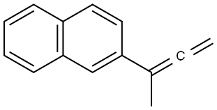 Naphthalene, 2-(1-methyl-1,2-propadien-1-yl)- Structure