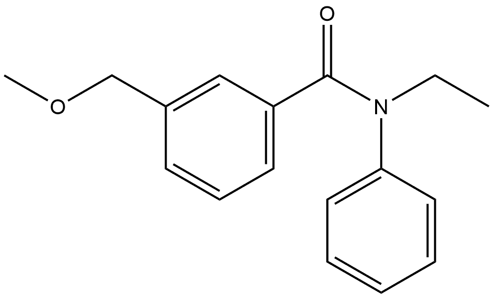 N-Ethyl-3-(methoxymethyl)-N-phenylbenzamide Structure