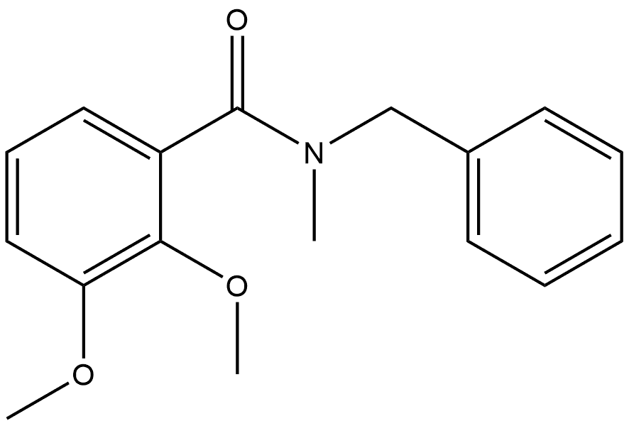 2,3-Dimethoxy-N-methyl-N-(phenylmethyl)benzamide Structure