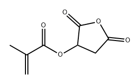 2-Propenoic acid, 2-methyl-, tetrahydro-2,5-dioxo-3-furanyl ester 구조식 이미지