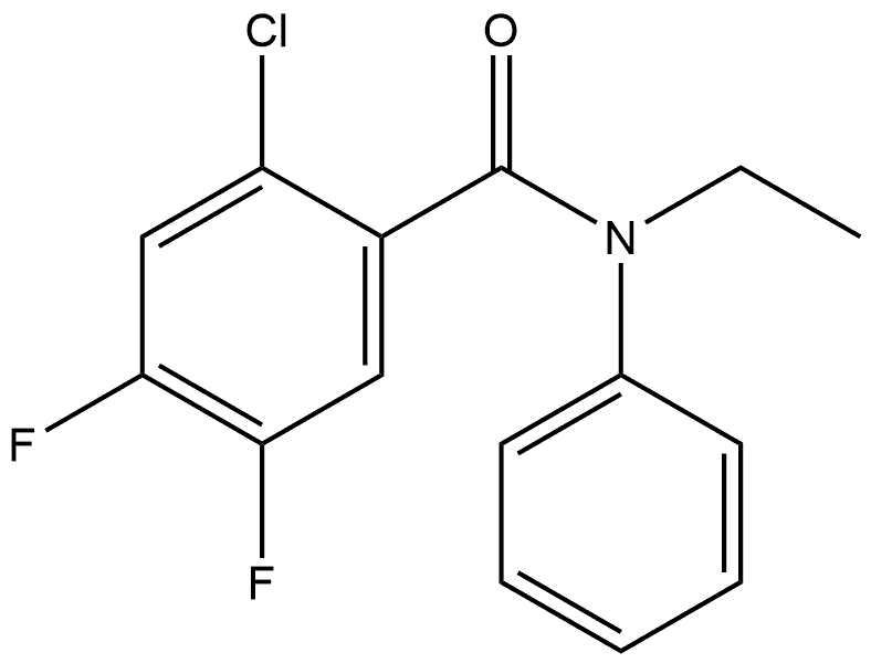 2-Chloro-N-ethyl-4,5-difluoro-N-phenylbenzamide Structure