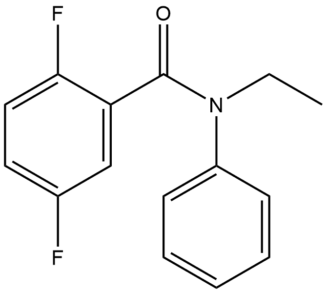 N-Ethyl-2,5-difluoro-N-phenylbenzamide Structure