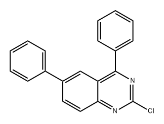 Quinazoline, 2-chloro-4,6-diphenyl- Structure