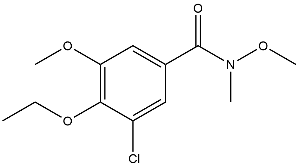 3-Chloro-4-ethoxy-N,5-dimethoxy-N-methylbenzamide Structure