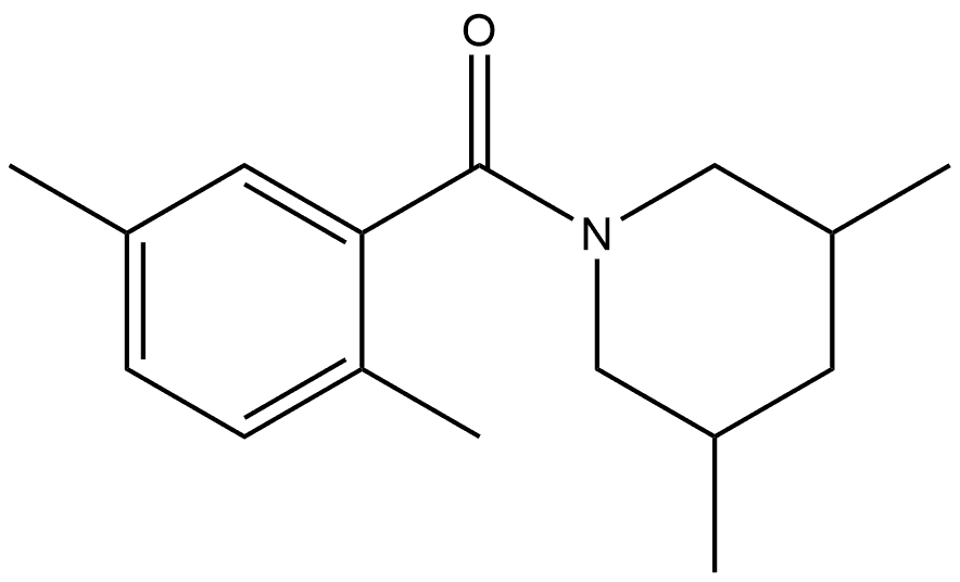 (2,5-Dimethylphenyl)(3,5-dimethyl-1-piperidinyl)methanone Structure