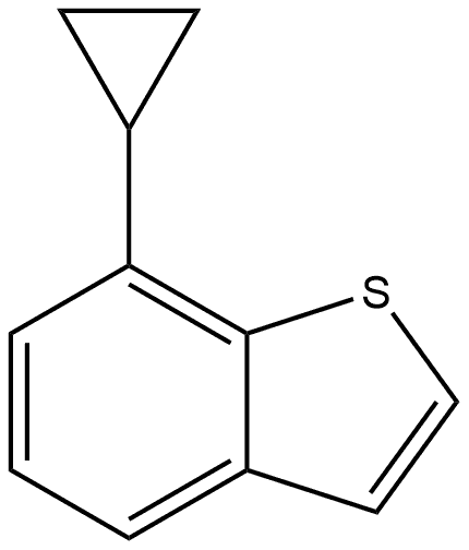 7-cyclopropylbenzo[b]thiophene Structure