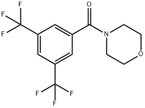 (3,5-bis(trifluoromethyl)phenyl)(morpholino)methanone Structure