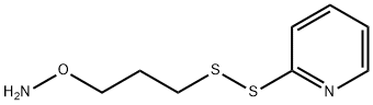 Pyridine, 2-[[3-(aminooxy)propyl]dithio]- Structure