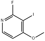 Pyridine, 2-fluoro-3-iodo-4-methoxy- Structure