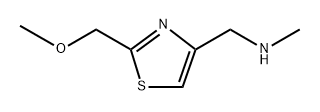 1-(2-(Methoxymethyl)thiazol-4-yl)-N-methylmethanamine Structure