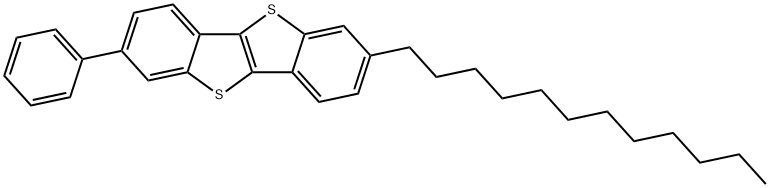 2-Dodecyl-7-phenyl[1]benzothieno[3,2-b][1]benzothiophene Structure