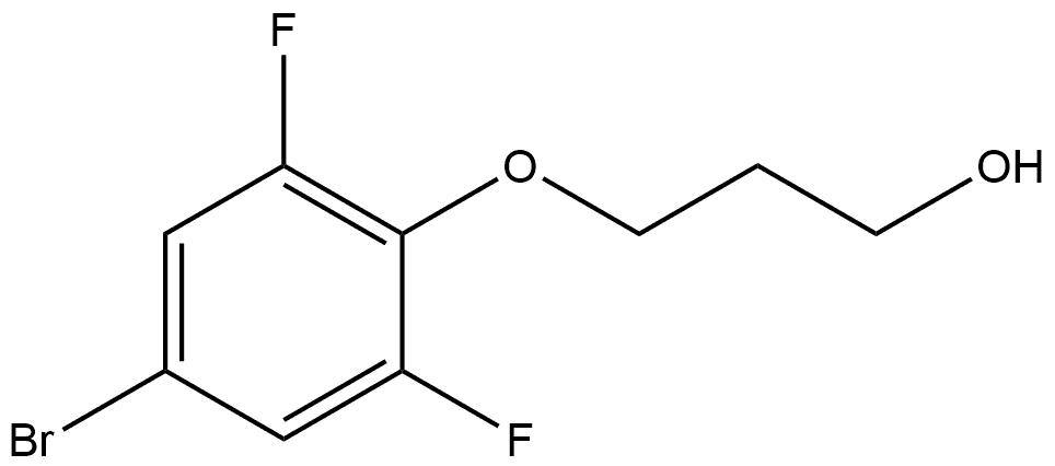 3-(4-Bromo-2,6-difluorophenoxy)-1-propanol Structure