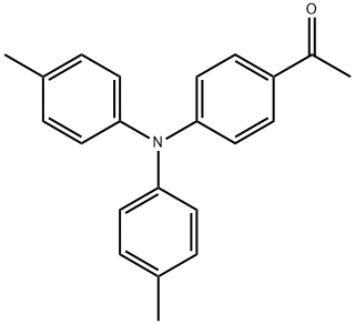 Ethanone, 1-[4-[bis(4-methylphenyl)amino]phenyl]- Structure