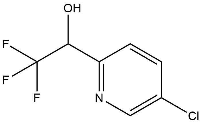 2-Pyridinemethanol, 5-chloro-α-(trifluoromethyl)- Structure