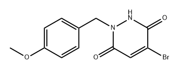3,6-Pyridazinedione, 4-bromo-1,2-dihydro-1-[(4-methoxyphenyl)methyl]- 구조식 이미지