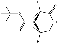 tert-butyl (1R,5S)-2-oxo-3,8-diazabicyclo[3.2.1]octane-8-carboxylate Structure