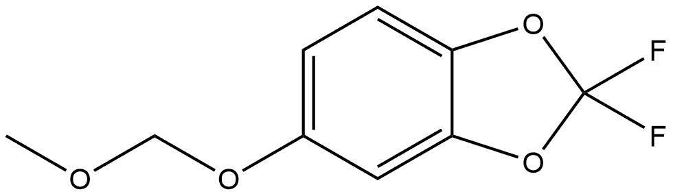 2,2-Difluoro-5-(methoxymethoxy)-1,3-benzodioxole Structure