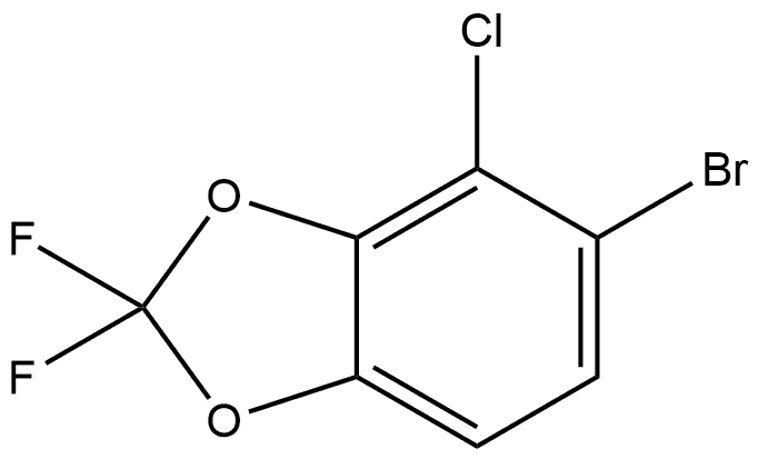 5-bromo-4-chloro-2,2-difluorobenzo[d][1,3]dioxole Structure