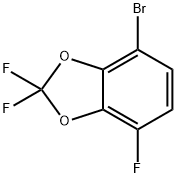 1,3-Benzodioxole, 4-bromo-2,2,7-trifluoro- 구조식 이미지