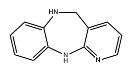 5H-Pyrido[2,3-b][1,5]benzodiazepine, 6,11-dihydro- Structure