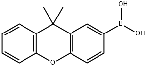 Boronic acid, B-(9,9-dimethyl-9H-xanthen-2-yl)- Structure