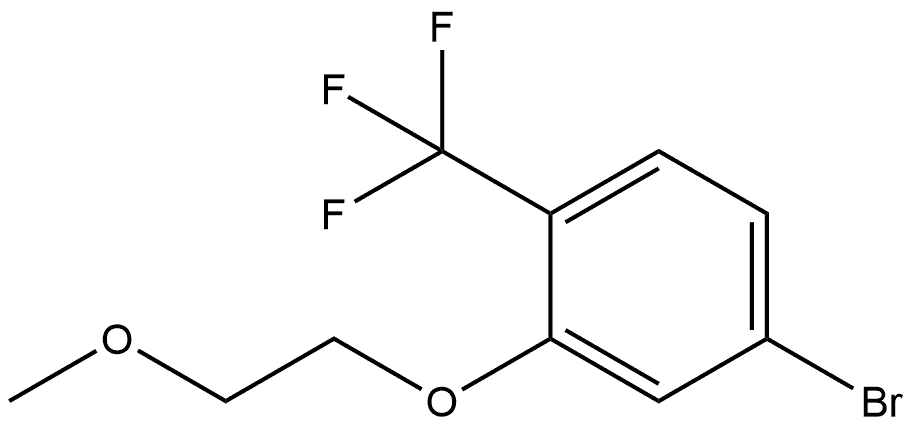 4-Bromo-2-(2-methoxyethoxy)-1-(trifluoromethyl)benzene Structure