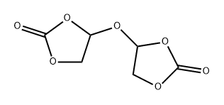 1,3-Dioxolan-2-one, 4,4'-oxybis- Structure