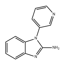 1H-Benzimidazol-2-amine, 1-(3-pyridinyl)- Structure