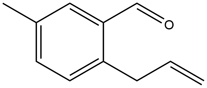 5-Methyl-2-(2-propen-1-yl)benzaldehyde Structure