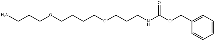 Carbamic acid, N-[3-[4-(3-aminopropoxy)butoxy]propyl]-, phenylmethyl ester Structure