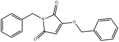 1-benzyl-3-(benzyloxy)-2,5-dihydro-1H-pyrrole-2,5-dione Structure