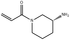 2-Propen-1-one, 1-[(3R)-3-amino-1-piperidinyl]- 구조식 이미지