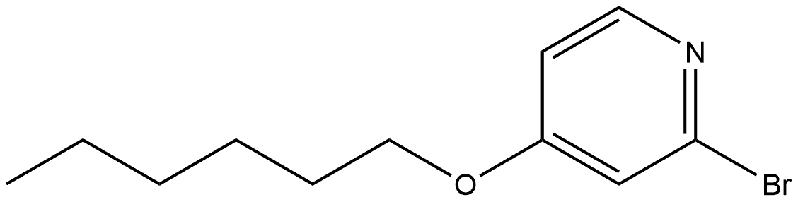 2-Bromo-4-(hexyloxy)pyridine Structure