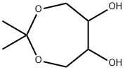 1,3-Dioxepane-5,6-diol, 2,2-dimethyl- Structure