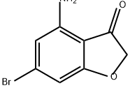 4-amino-6-bromo-2,3-dihydro-1-benzofuran-3-one Structure