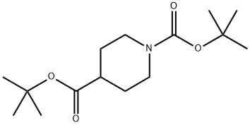 di-tert-butyl piperidine-1,4-dicarboxylate Structure