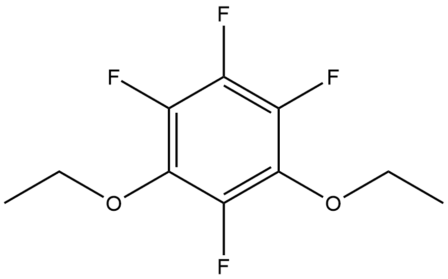1,3-Diethoxy-2,4,5,6-tetrafluorobenzene Structure